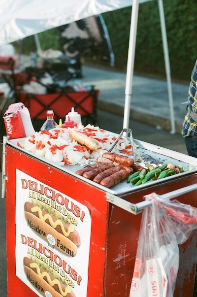 Hot dog cart